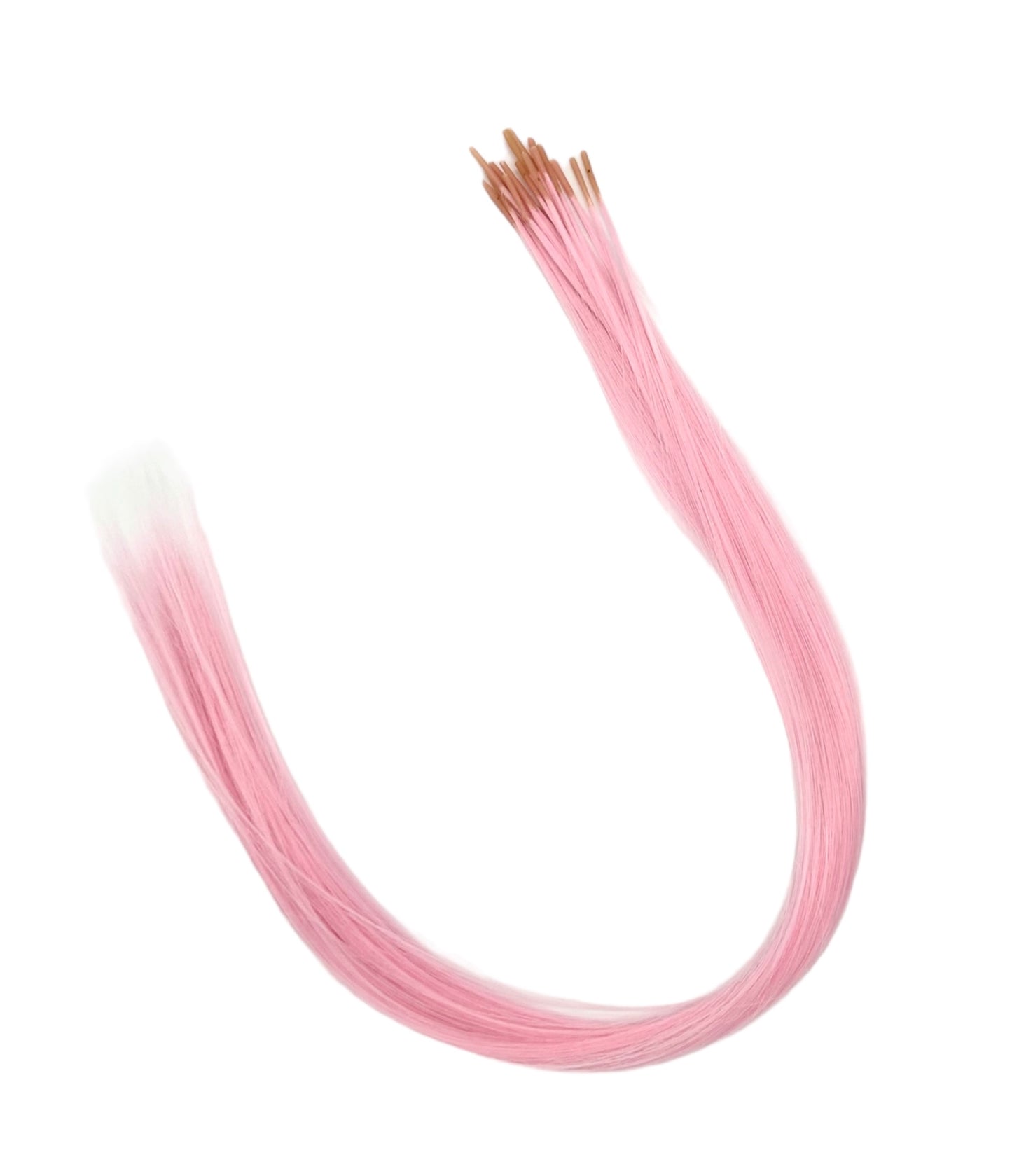 Individual Hair Extensions - Light Pink